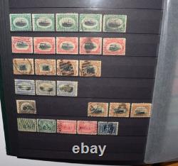 Collection extensive de timbres des États-Unis en parfait état, comprenant de nombreux classiques