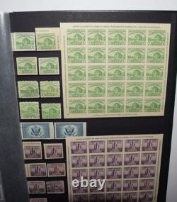 Collection extensive de timbres des États-Unis en parfait état, comprenant de nombreux classiques