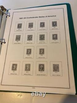 Collection héritage mystique américain des albums de timbres des États-Unis, vol. 1-3 avec 1000 timbres Qluck.