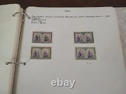Collection importante de timbres d'Espagne des années 1900 à 1959. Incluant le jeu de timbres nus Goya de 1930.