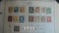 Collection importante de timbres de France Stampsweis dans un album Minkus jusqu’à 1995 et 2000 timbres