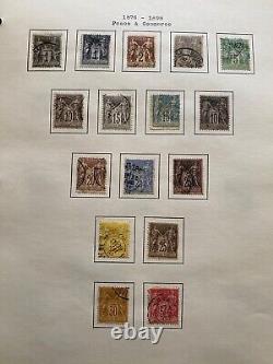 Collection incroyable de timbres français incluant de nombreux timbres neufs de Napoléon. Regardez la vidéo.