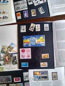 Collection massive de timbres américains 500+ timbres rares 1910-1990