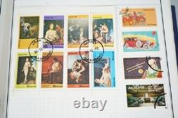 Collection mondiale N-Z de 2 275 timbres neufs et oblitérés, conservés dans un album Harris