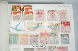 Collection mondiale de 1 375 timbres, principalement oblitérés, conservés dans un stockbook Cruiser