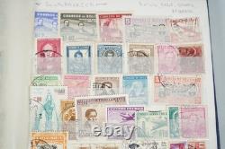 Collection mondiale de 1 375 timbres, principalement oblitérés, conservés dans un stockbook Cruiser