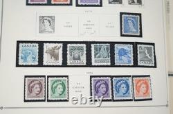 Collection mondiale de plus de 1 400 timbres neufs et oblitérés, des années 1860 aux années 1980 environ, dans un album Scott