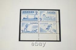 Collection mondiale de plus de 1 400 timbres neufs et oblitérés, des années 1860 aux années 1980 environ, dans un album Scott