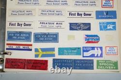 Collection mondiale de plus de 1 500 étiquettes d'enregistrement et étiquettes de courrier aérien