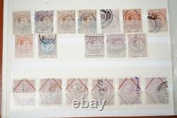 Collection mondiale de plus de 2000 timbres fiscaux dans un album, d'Italie à l'Espagne