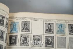Collection mondiale de plus de 4 350 timbres neufs et oblitérés, conservés dans un album Regent