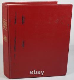 Collection mondiale de timbres A-i de 700+ timbres neufs et utilisés stockés dans un album Harris