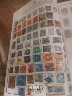 Collection mondiale de timbres H E Harris énorme dans un album généreusement rempli. Qualité+