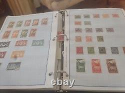 Collection mondiale de timbres. Un véritable trésor. Du XIXe siècle à nos jours. Grande valeur. Regardez.