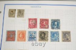 Collection mondiale de timbres V-z de plus de 2 700 exemplaires neufs et usagés stockés dans un album Mystic