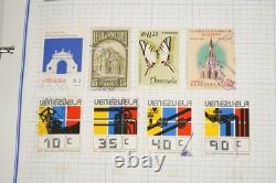 Collection mondiale de timbres V-z de plus de 2 700 exemplaires neufs et usagés stockés dans un album Mystic