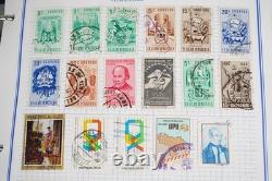 Collection mondiale de timbres V-z de plus de 2 700 exemplaires neufs et usagés stockés dans un album Mystic