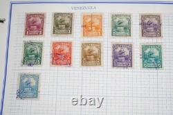 Collection mondiale de timbres V-z de plus de 2 700 exemplaires neufs et usagés stockés dans un album Mystic