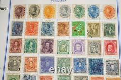 Collection mondiale de timbres V-z de plus de 2 700 exemplaires neufs et usagés stockés dans un album Mystic