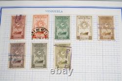 Collection mondiale de timbres V-z de plus de 2 700 exemplaires neufs et usagés stockés dans un album Mystic