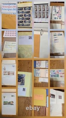 Collection mondiale de timbres classiques, blocs de plaques, neufs et fiscaux. CV 6k+