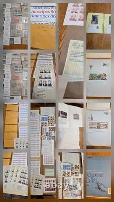Collection mondiale de timbres classiques, blocs de plaques, neufs et fiscaux. CV 6k+