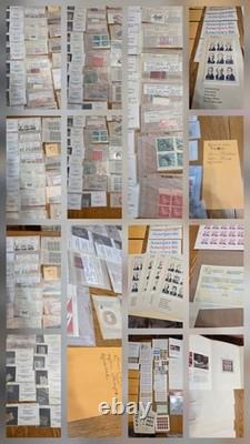 Collection mondiale de timbres classiques, blocs de plaques, neufs et fiscaux. CV 6k+