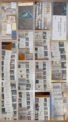 Collection mondiale de timbres classiques, blocs de plaques, neufs et fiscaux. CV 6k+