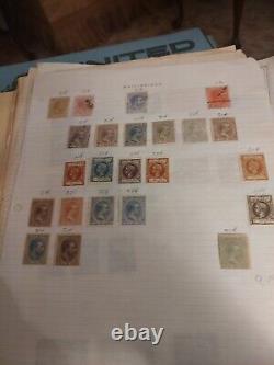 Collection mondiale de timbres d'il y a des années. Grande valeur en argent et historique. WOW