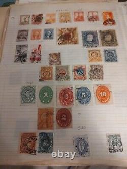 Collection mondiale de timbres d'il y a des années. Grande valeur en argent et historique. WOW