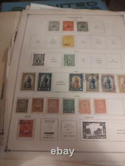 Collection mondiale de timbres d'il y a des années. Grande valeur en argent et historique. WOW