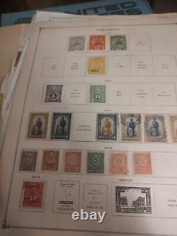 Collection mondiale de timbres d'il y a des années. Grande valeur en argent et historique. WOW