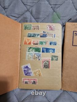 Collection mondiale de timbres d'occasion, énorme lot, 90 pages, des milliers de timbres, vintage, antique