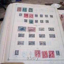 Collection mondiale de timbres dans l'album international Scott 1943 Hitler 1800s historique