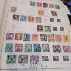 Collection mondiale de timbres dans l'album international Scott 1943 Hitler 1800s historique