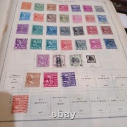 Collection mondiale de timbres dans l'album international Scott 1943 Hitler 1800s historique