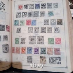 Collection mondiale de timbres dans l'album international Scott 1943 Hitler 1800s historique