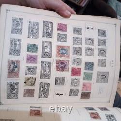 Collection mondiale de timbres dans l'album international Scott 1943 Hitler 1800s historique