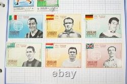 Collection mondiale de timbres des pays S de 1900+ neufs et utilisés stockés dans un album