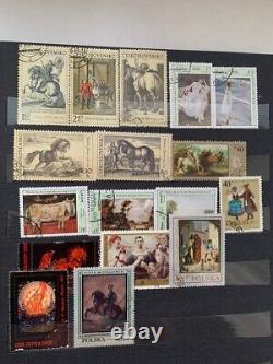 Collection mondiale de timbres lot album