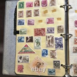 Collection mondiale de timbres neufs conservés dans un album