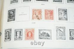 Collection mondiale des années 1850 à 1930 de plus de 5 350 timbres neufs et oblitérés dans un album Scott