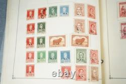 Collection mondiale des années 1850 à 1930 de plus de 5 350 timbres neufs et oblitérés dans un album Scott