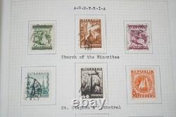 Collection mondiale des années 1920-1940, neuf et oblitéré, 400 timbres, soigneusement présentés dans un album  
 <br/>	
