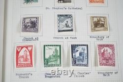 Collection mondiale des années 1920-1940, neuf et oblitéré, 400 timbres, soigneusement présentés dans un album 	<br/>	 