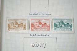 Collection mondiale des années 1920-1940, neuf et oblitéré, 400 timbres, soigneusement présentés dans un album		<br/>	
 