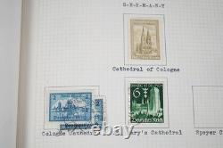 Collection mondiale des années 1920-1940, neuf et oblitéré, 400 timbres, soigneusement présentés dans un album
 	
<br/>  