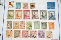 Collection mondiale des pays C de 1 700+ timbres neufs et utilisés dans un album