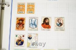 Collection mondiale des pays C de 1 700+ timbres neufs et utilisés dans un album