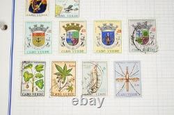 Collection mondiale des pays C de 1 700+ timbres neufs et utilisés dans un album